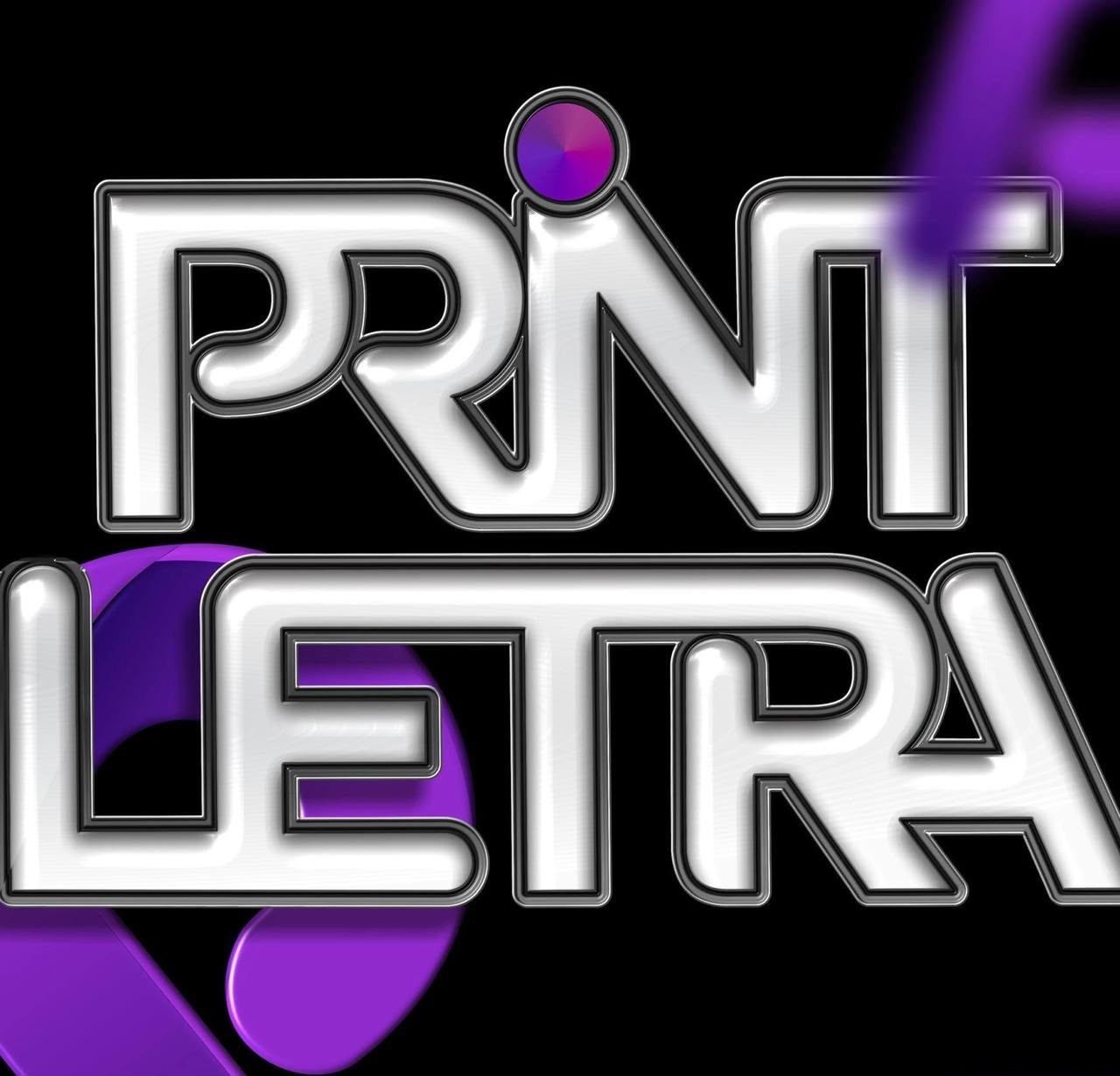 Logo Print Letra